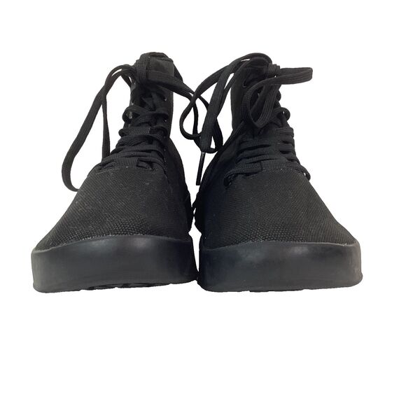 No Bull Superfabric Chukka Men's Sz 8/Women's Sz 9.5 Black Mid Shoes Gum Sole - Picture 2 of 11